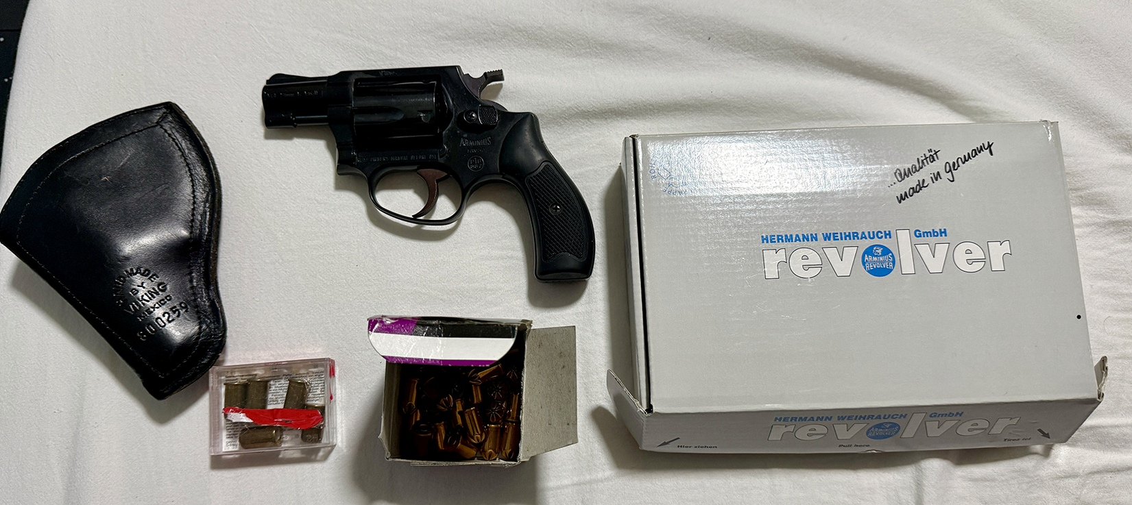 Weihrauch Arminius HW 37 Revolver 9mm R.K. – PTB 887 – Neuwertig! – Bild 1