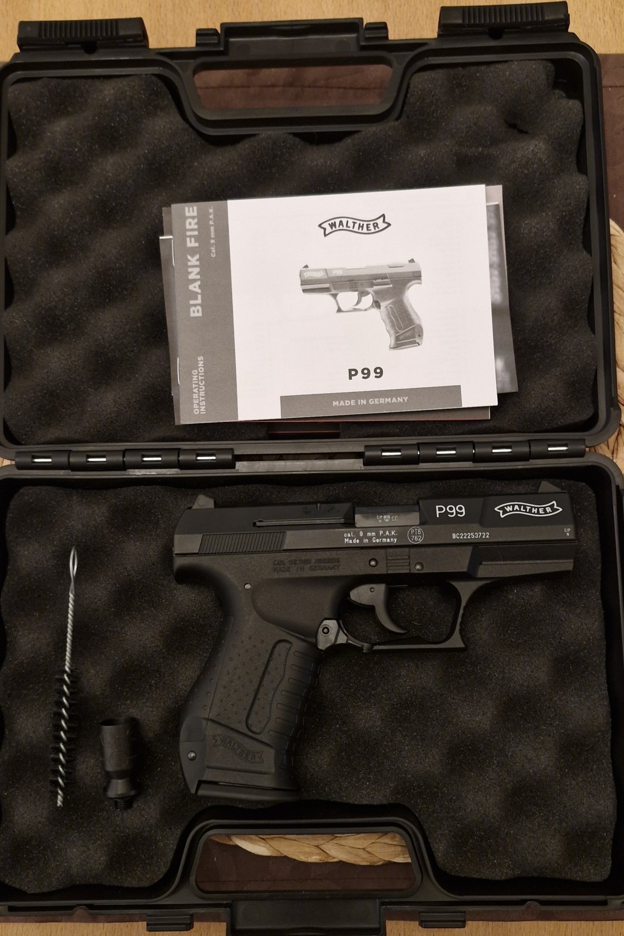 Walther P99 BLK 9mm P.A.K Top Zustand wie Neu – Bild 1