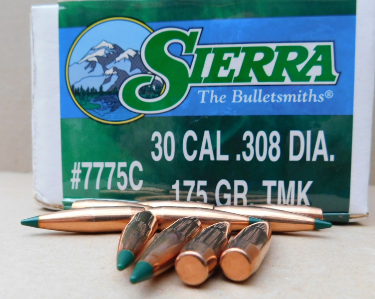.308/.30/175 grs TMK Sierra Match Geschosse 100 stk No.7775 – Bild 1