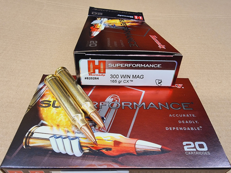 .300WinMag/165grs CX Bleifrei Hornady Superformance 20 stk. No. 820264 – Bild 1