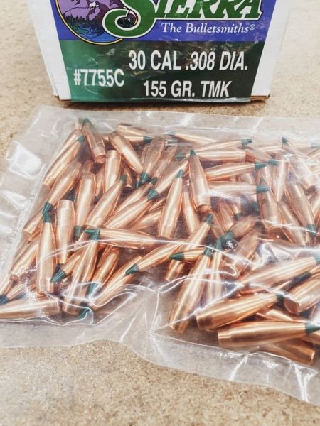 .30-308/155 grs #7755# Sierra TMK Geschosse 100 stk. # SSZ Berka – Bild 1