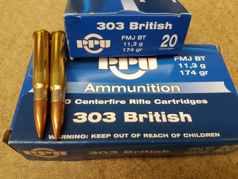 .303British/174grs FMJBT A-143 PPU 20 Stk. # SSZ Berka – Bild 1
