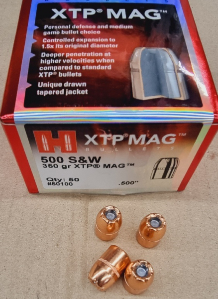 .500 S&W/350grs Hornady XTP/Mag. Geschosse No.50100 50 stk. # SSZ Berka – Bild 1