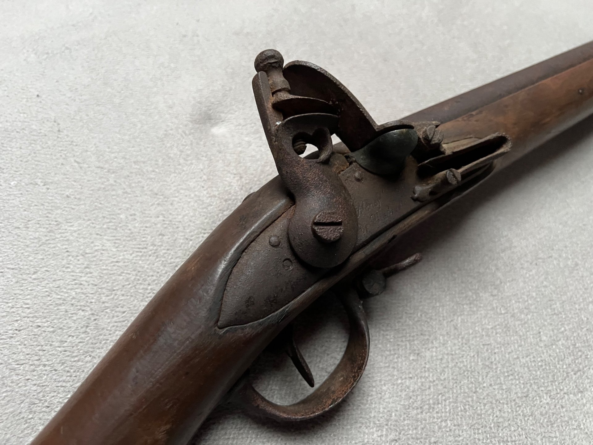 Rarität! Orig. Charleville M1777 Muskete Kavallerie/ Marine/ Beutestück – Bild 7