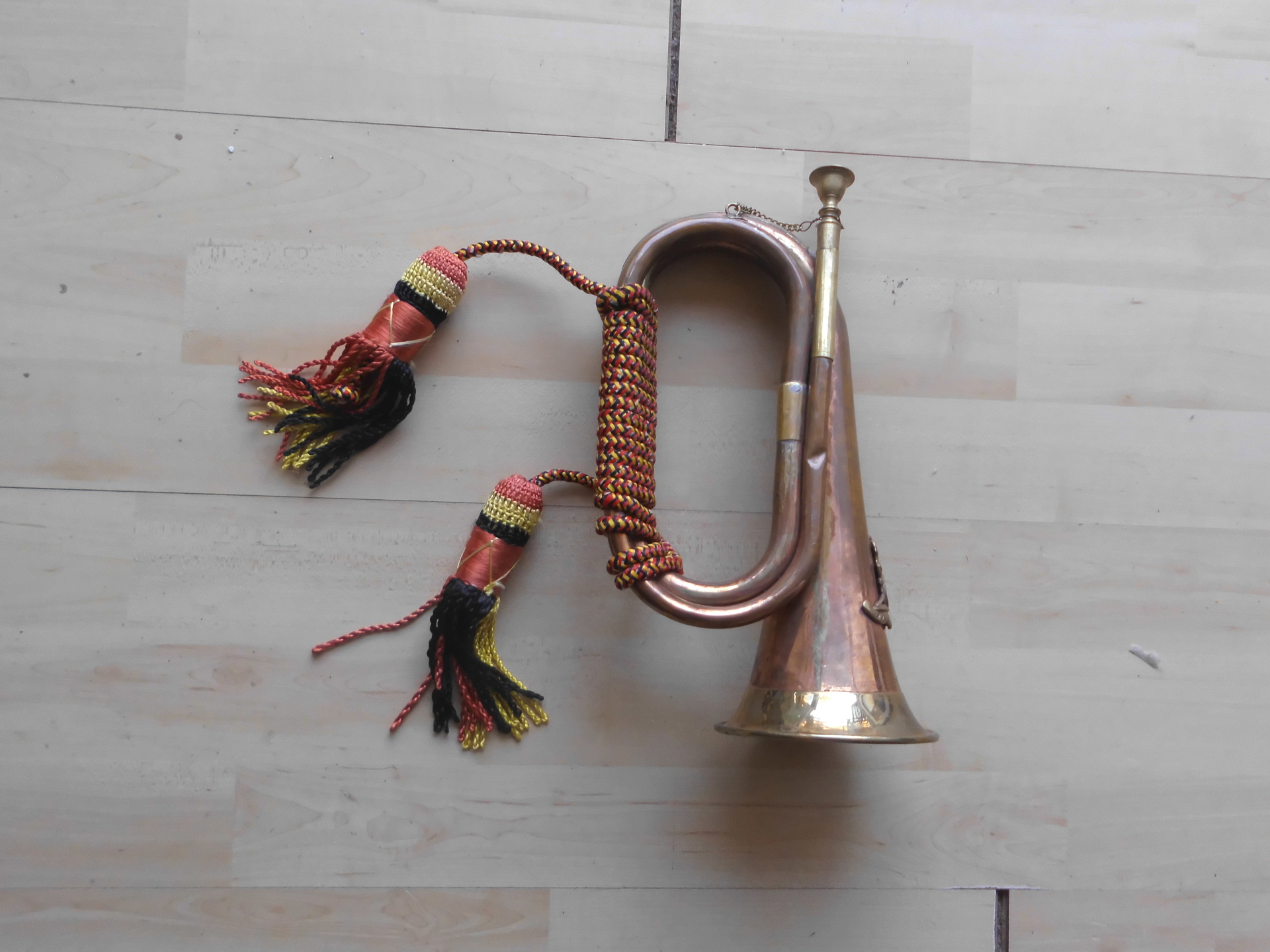 seltenes Signalhorn/Jagdhorn ,sehr alt-KUPFER! – Bild 1
