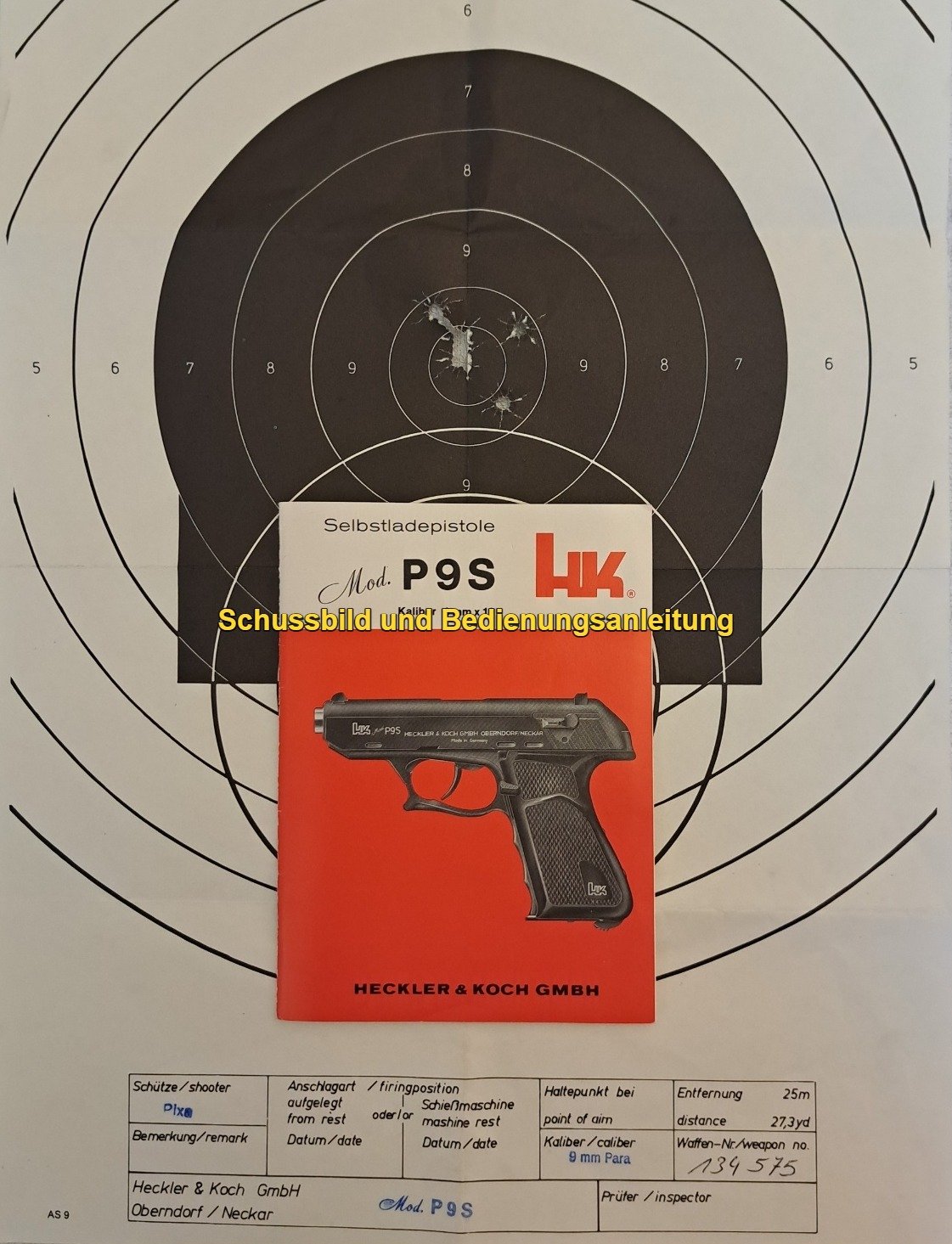 Heckler & Koch Sport 9mm (P9S) - Langer Lauf – Bild 6