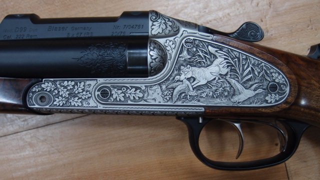 Blaser D99 Duo Super Luxus 8x57JRS .222Rem 20/76 – Bild 3