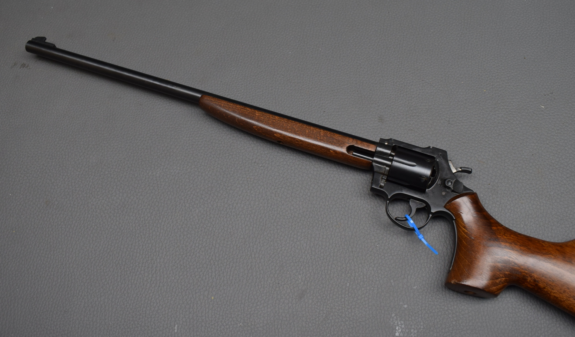 Revolverbüchse H.Schmidt HS 34 RK, Kaliber 4mmM20, 18,5", aus einer Sammlung – Bild 1