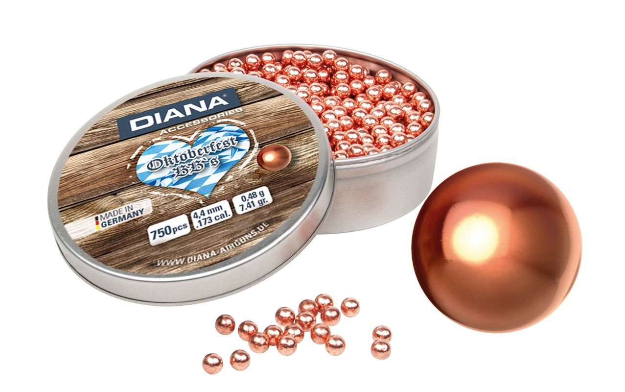 DIANA Oktoberfest Blei BBs verkupfert 4,4mm 750 Stück – Bild 1