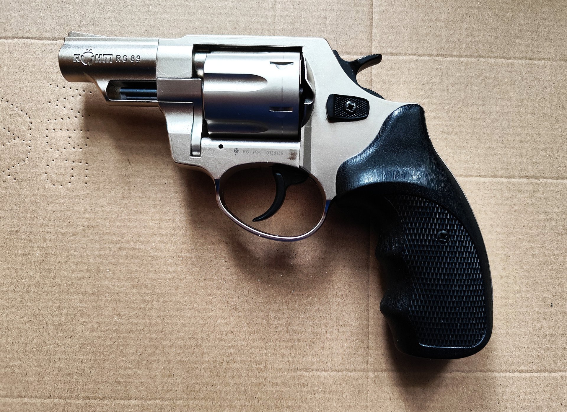 SRS Revolver Röhm RG - 89 Combat Schreckschuss cal. 9mm RK Knall 6-schüssig – Bild 3