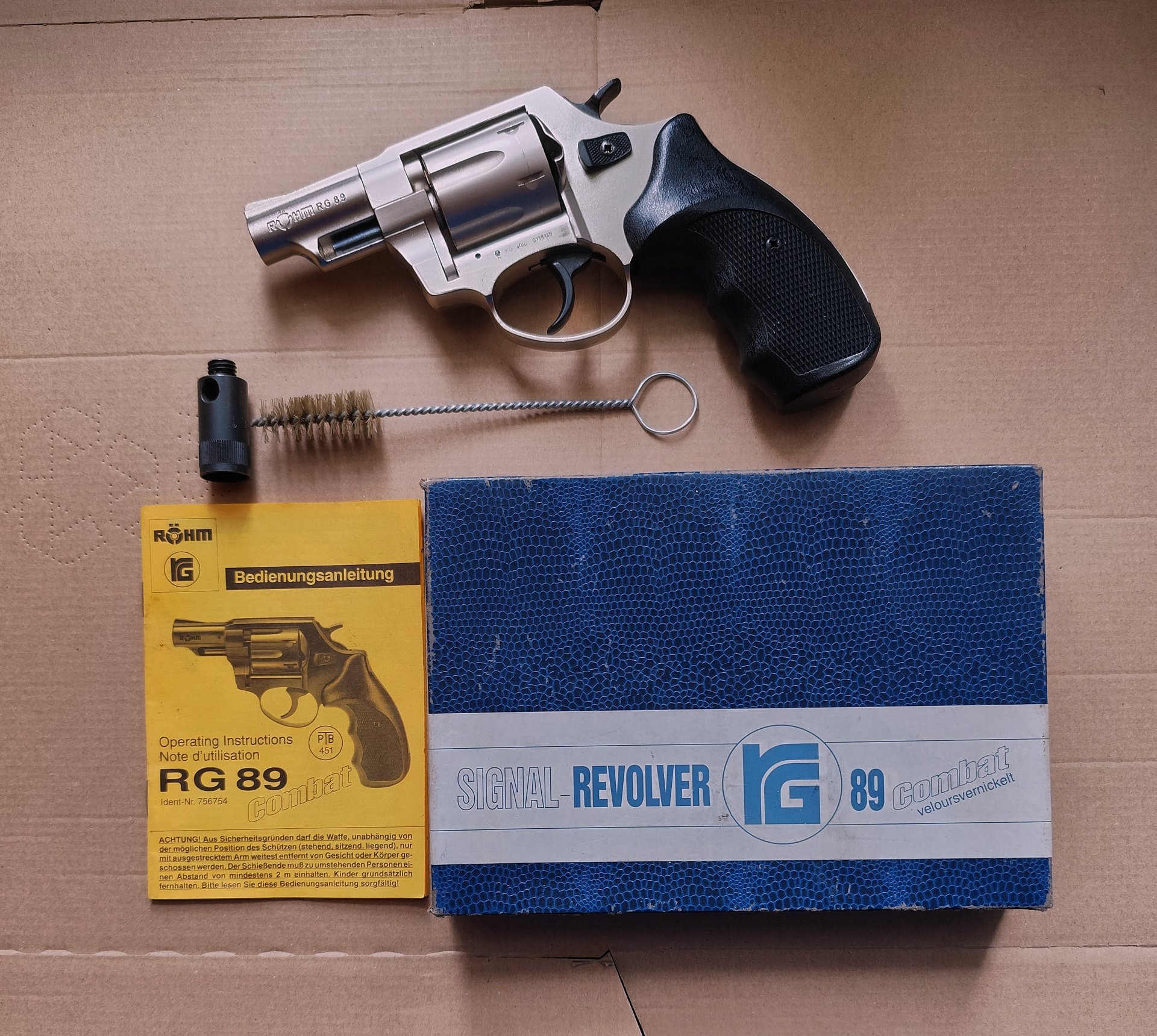 SRS Revolver Röhm RG - 89 Combat Schreckschuss cal. 9mm RK Knall 6-schüssig – Bild 2