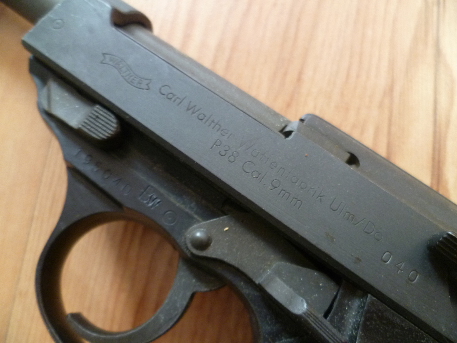 Pistole P38 Walther Ulm Bundeswehr 9mm Luger 12/62 – Bild 3