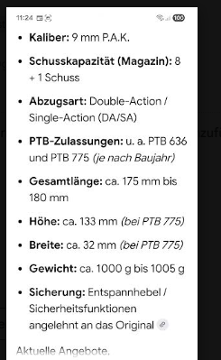Geco Mod. 225 9mm P.A.K. – Bild 6