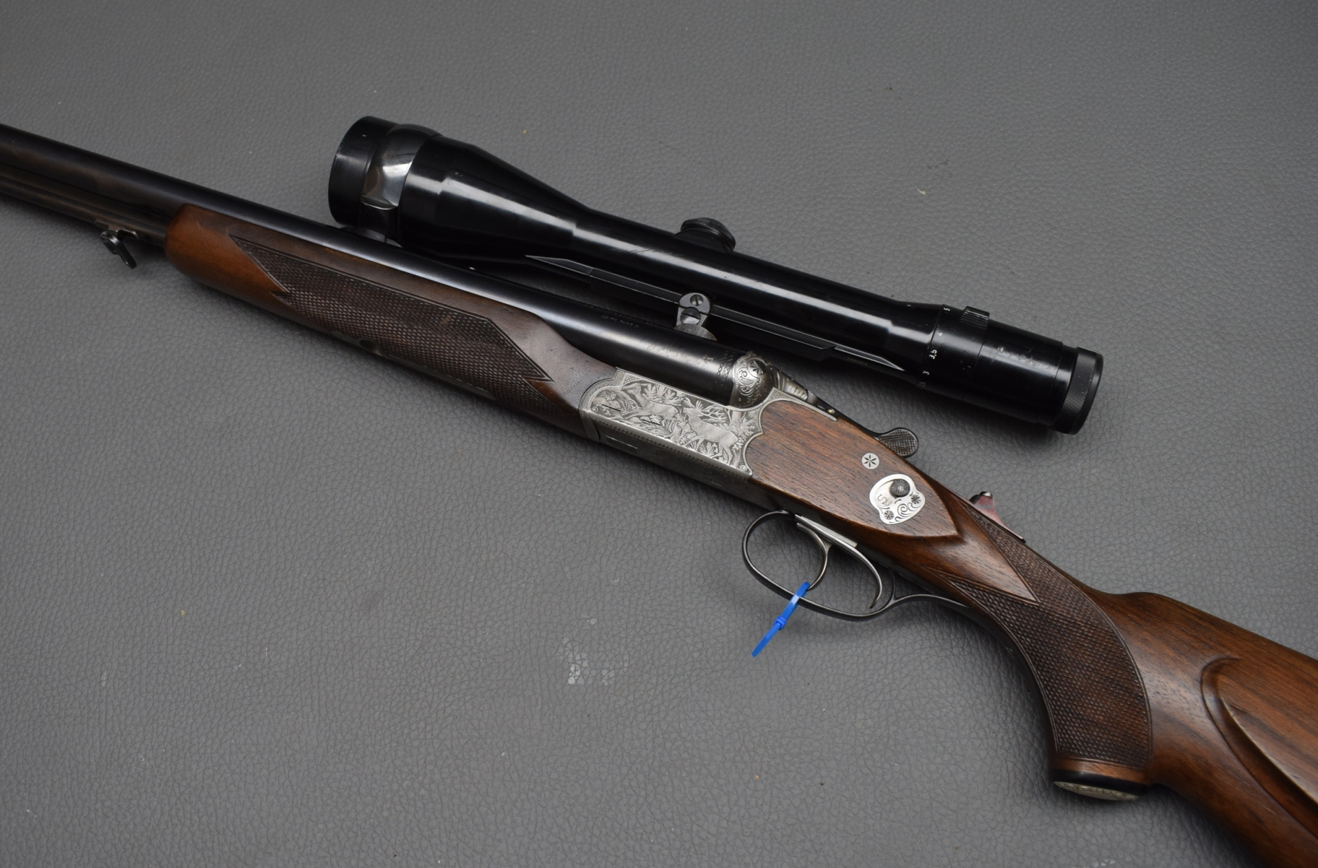 Drilling Sauer & Sohn 3000, Kaliber 12/70 7x57R, mit ZF Zeiss 2,5-10x52 Abs. 1, gut – Bild 1