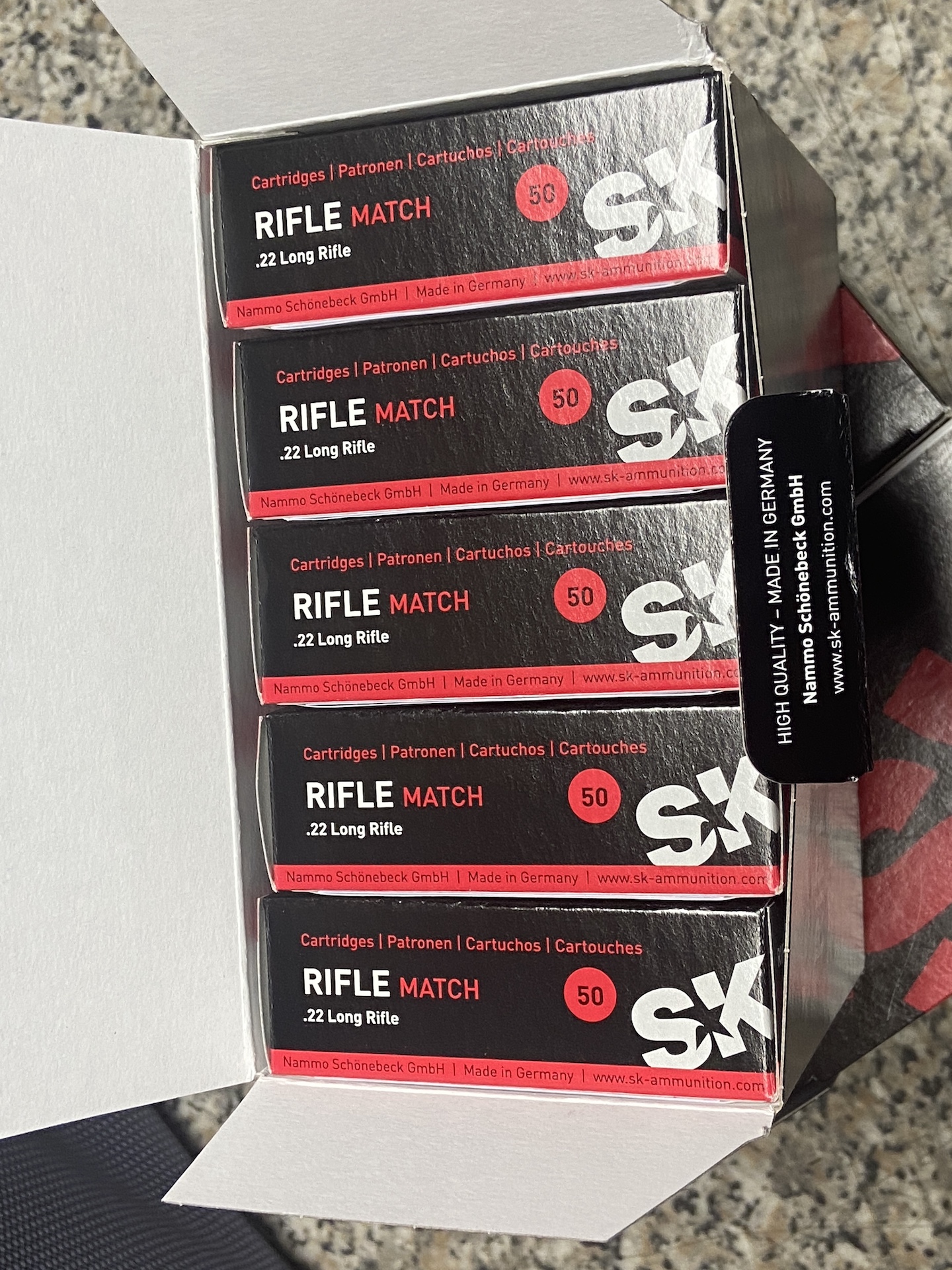 1500 Stk SK RIFLE MATCH .22 Long Rifle – Bild 2