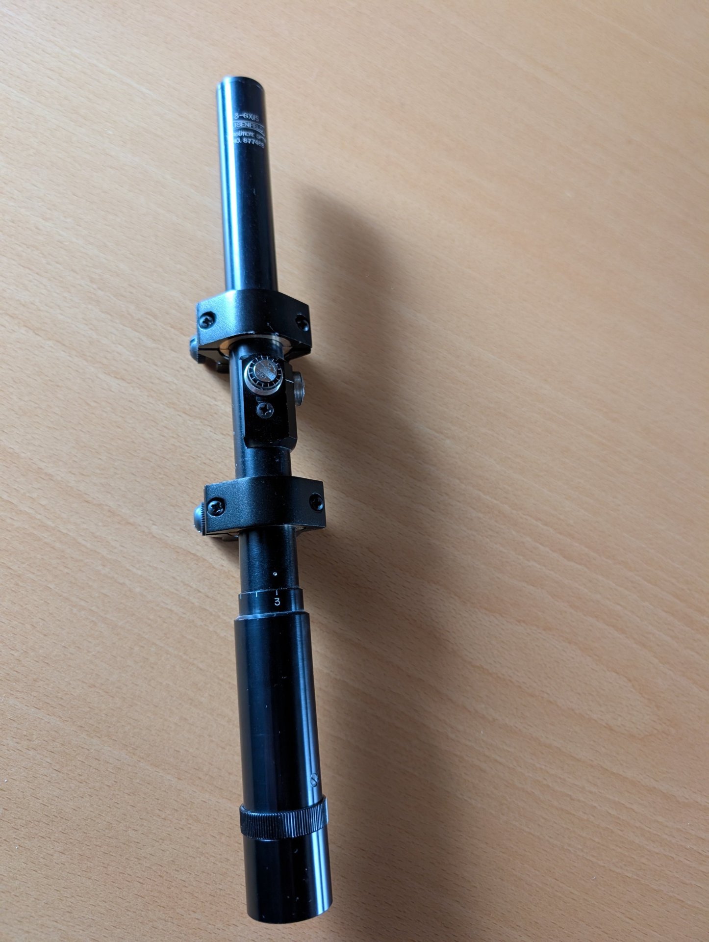 Lisenfeld 3-6x15 Zielfernrohr vergütete Optik inkl. 11mm Prismen-Montage für Luftgewehr / KK – Bild 1