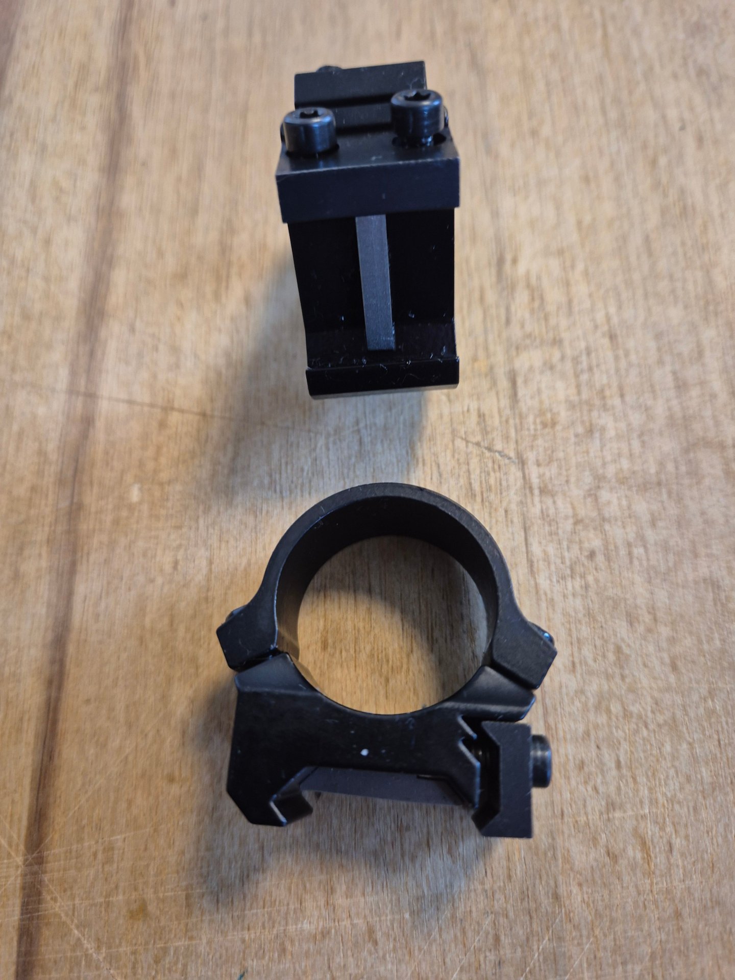 Leupold Zielfernrohrmontage PRW2 Ringe low Picatinny Weaver Zöllig Stahl matt neuwertig – Bild 2