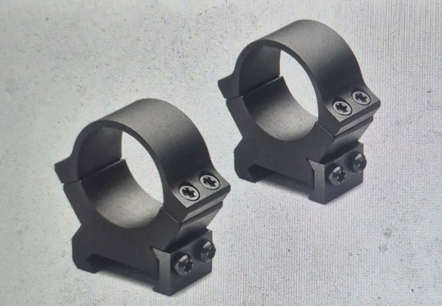 Leupold Zielfernrohrmontage PRW2 Ringe low Picatinny Weaver Zöllig Stahl matt neuwertig – Bild 3
