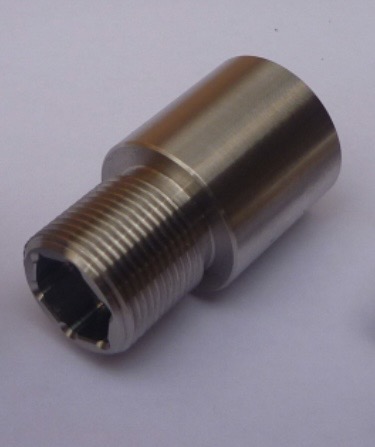 Adapter Schalldämpfer 5/8“x24 5/8x24 5/8“-24 auf M15x1 15x1 – Bild 1