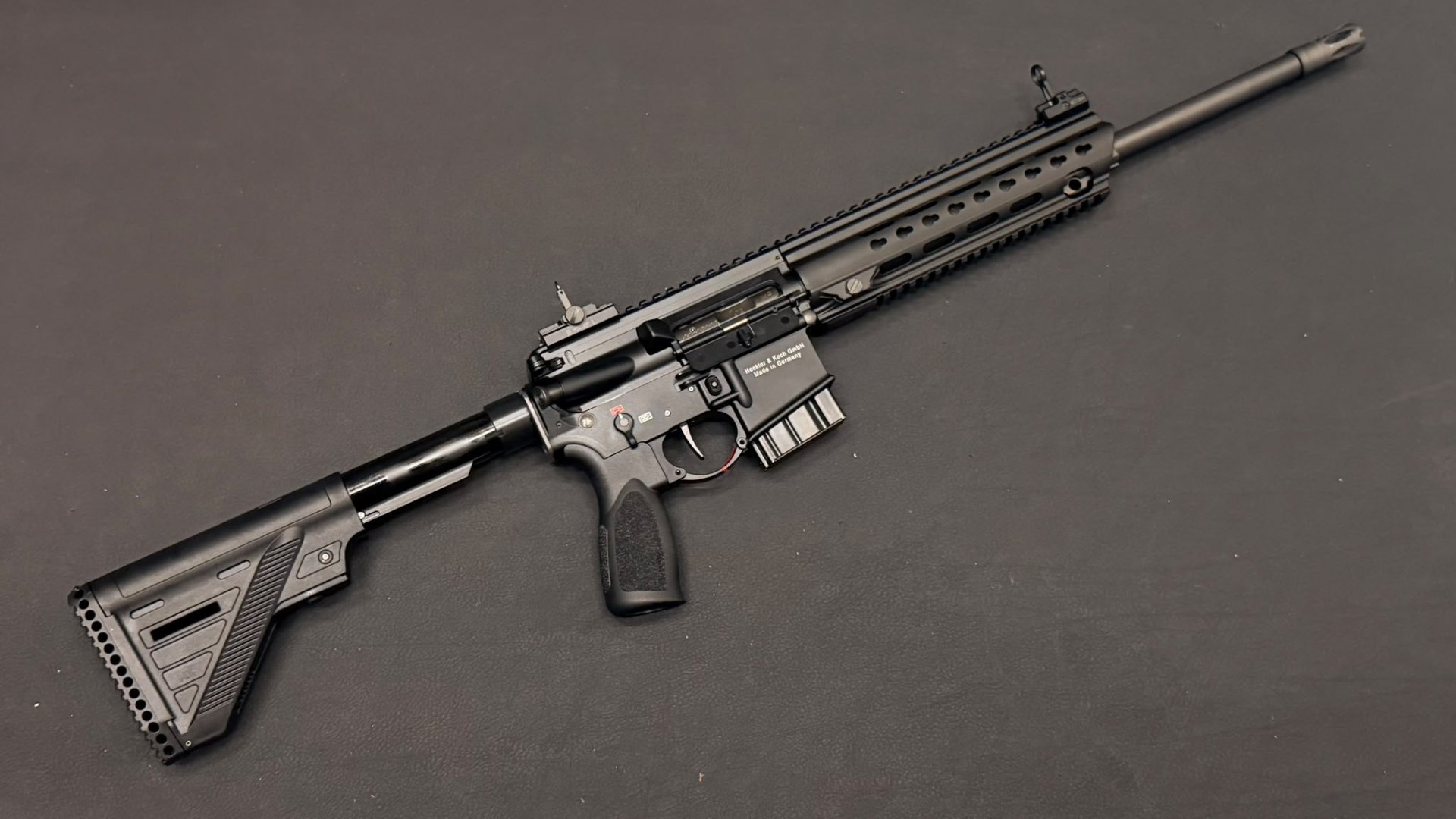 Heckler & Koch MR223 A3 | .223 Rem | 16,5" | Halbautomatische Büchse | WPNTEC Abzug | Originalkoffer – Bild 1