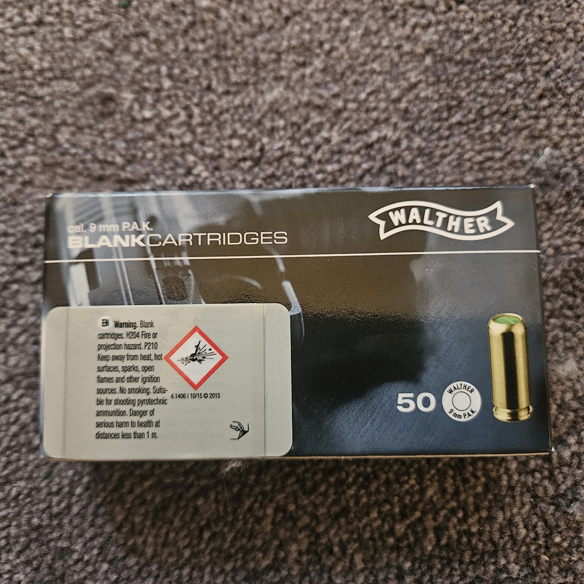 Walther P99 Schreckschuss 9mm P.A.K. – NEU & ungeschossen! Koffer, Abschussbecher, 50x Munition – Bild 4