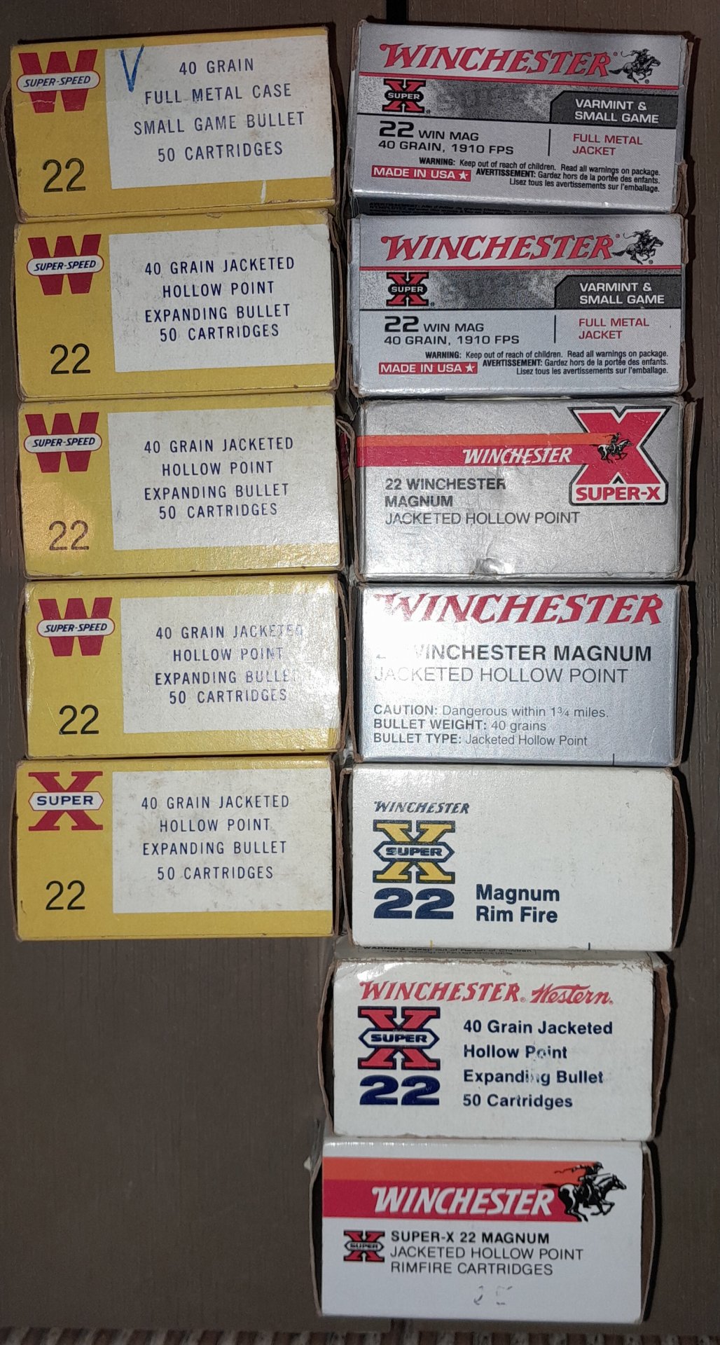 Konvolut 22 Magnum 22 WMR – Bild 1