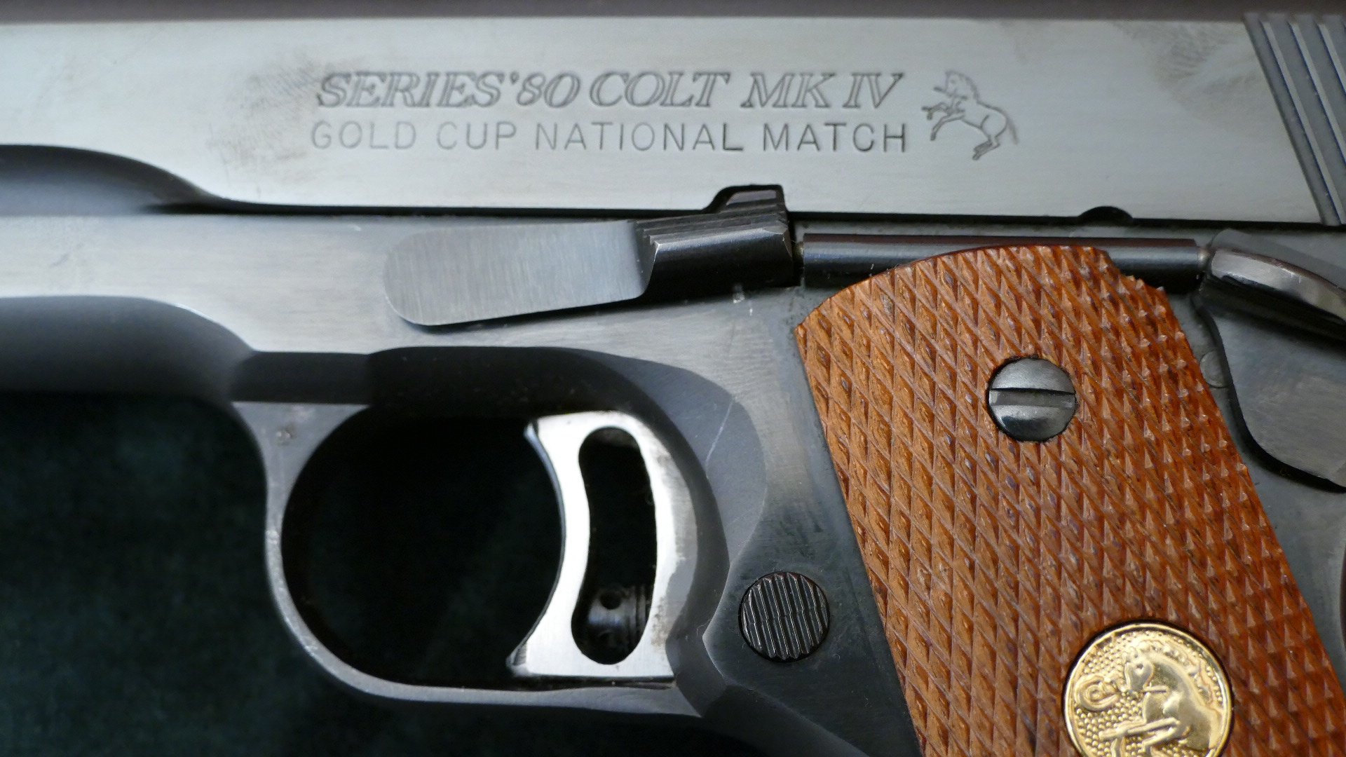 Colt Series 80 MK IV Gold Cup National Match, Kal. .45Auto, top Zustand!! – Bild 6