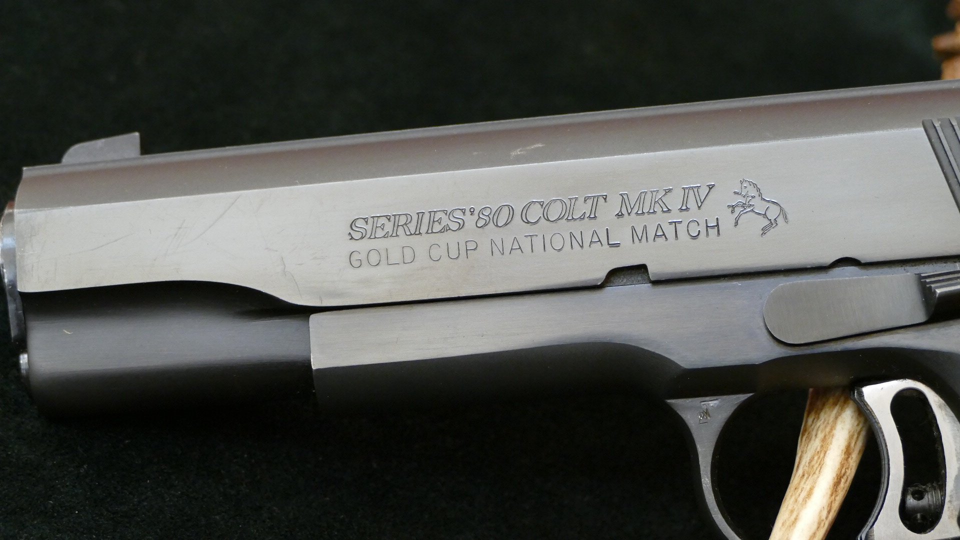 Colt Series 80 MK IV Gold Cup National Match, Kal. .45Auto, top Zustand!! – Bild 2