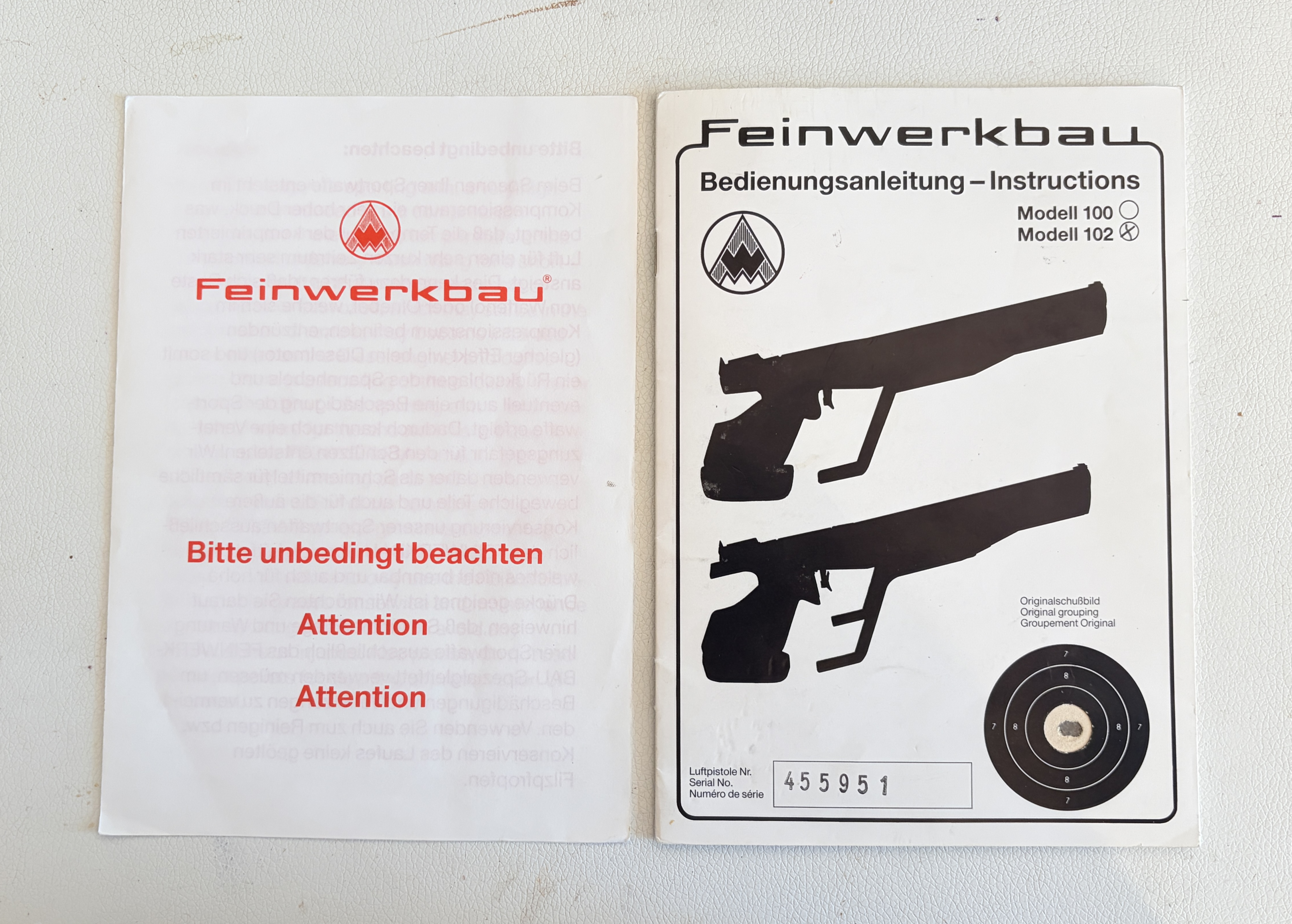 Luftpistole FwB 102 – Bild 6