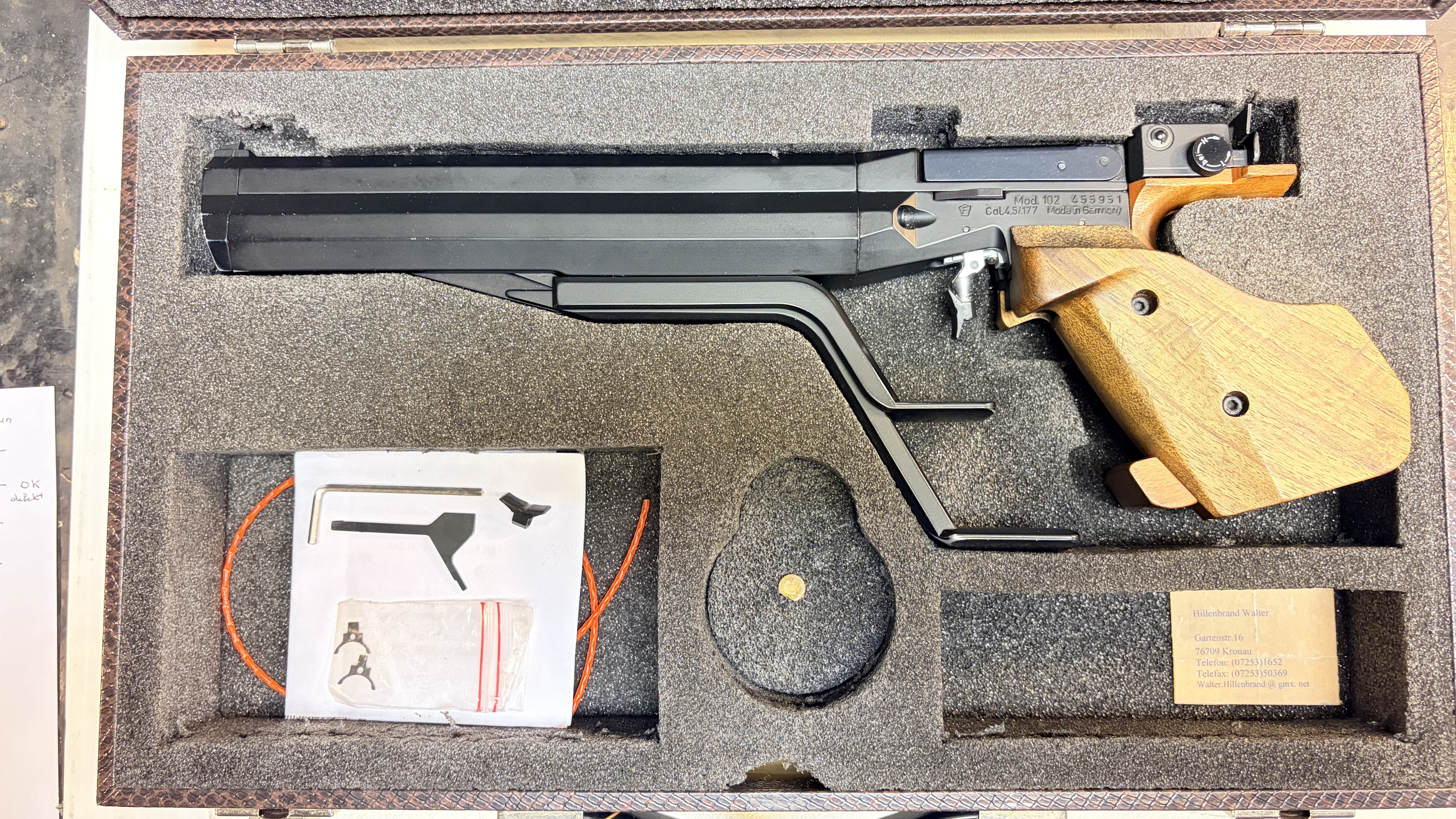 Luftpistole FwB 102 – Bild 1