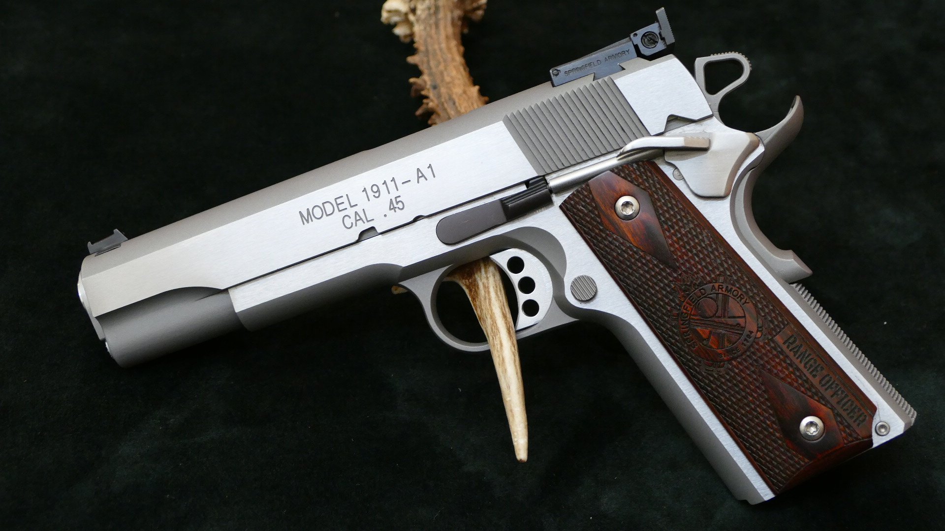 Springfield Armory 1911 A1 Mod. Range Officer, Kal. .45Auto, top Zustand!! – Bild 2