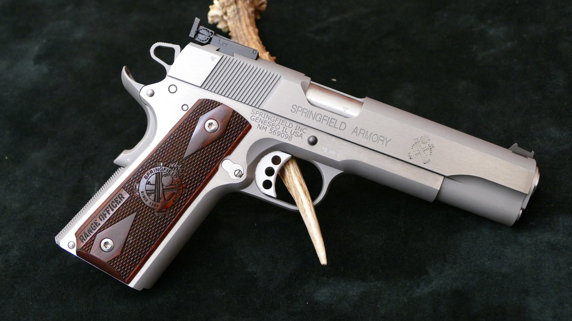 Springfield Armory 1911 A1 Mod. Range Officer, Kal. .45Auto, top Zustand!! – Bild 4
