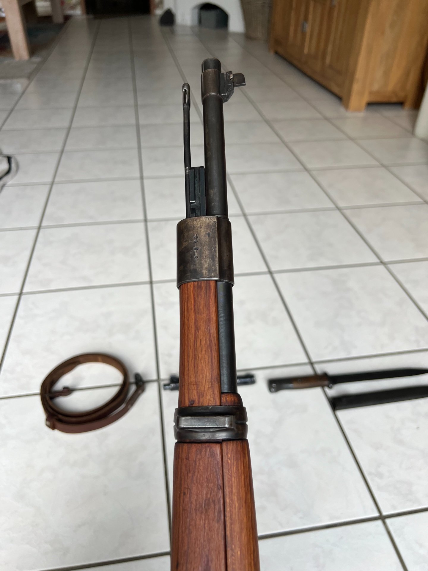 K98k in gutem Zustand + Bajonett + ZF – Bild 5
