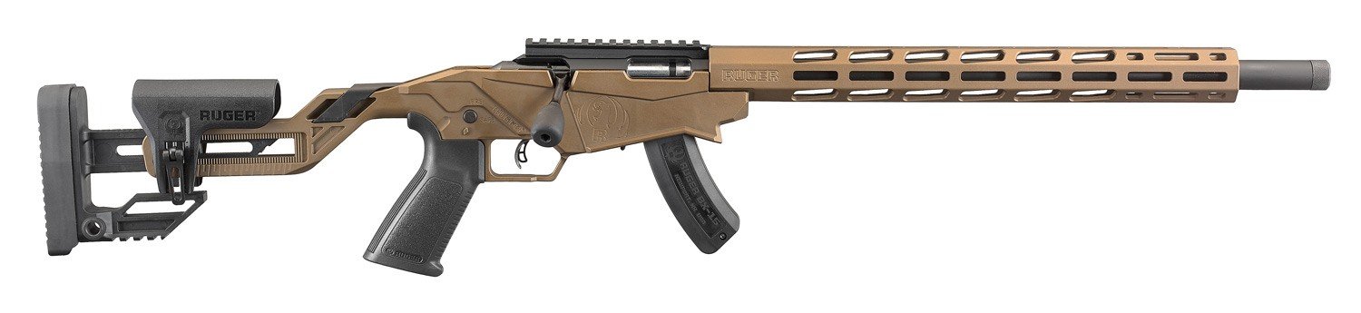 Ruger Precision Rimfire Repetierbüchse | .22 lr | 18" | Burnt Bronze Cerakote | M-LOK | Neu – Bild 1