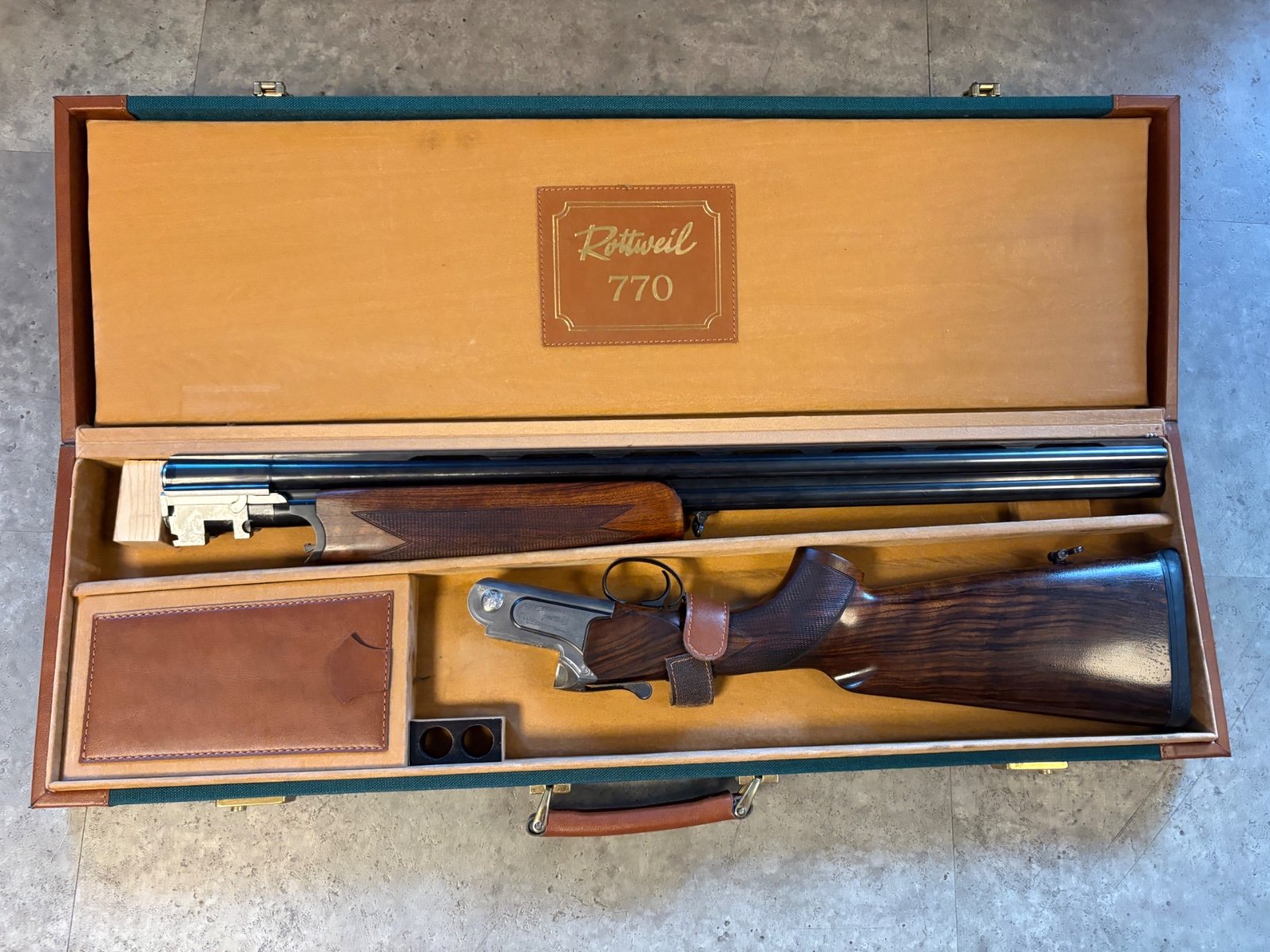 Rottweil 770 Jagd – Bockdoppelflinte – 12/70 – ¼ und ¾ Choke – im Originalkoffer – Bild 1