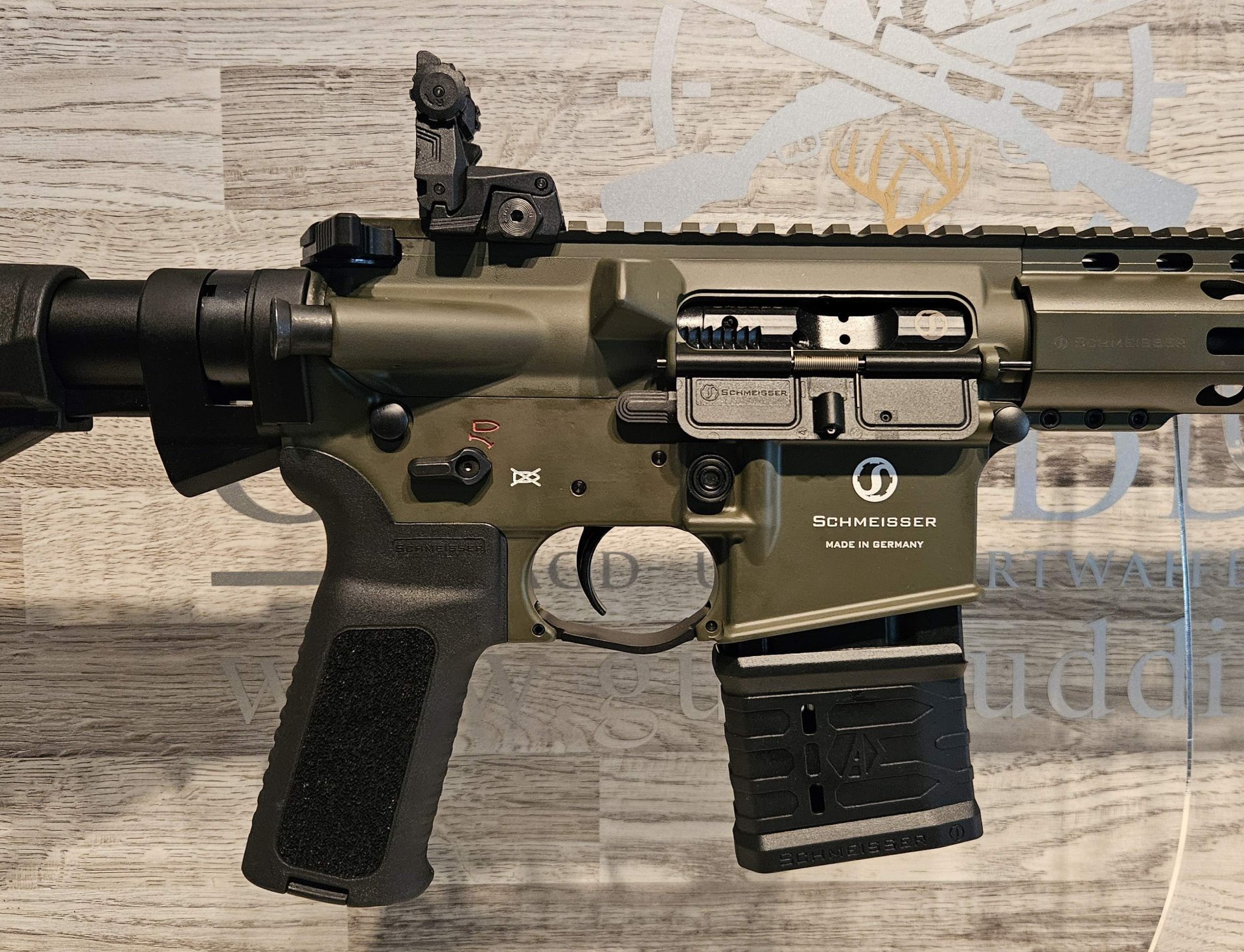 Neuware vom Fachhandel - Schmeisser AR-15 M5FL OD Green 16,75" Kal. .223Rem. – Bild 4