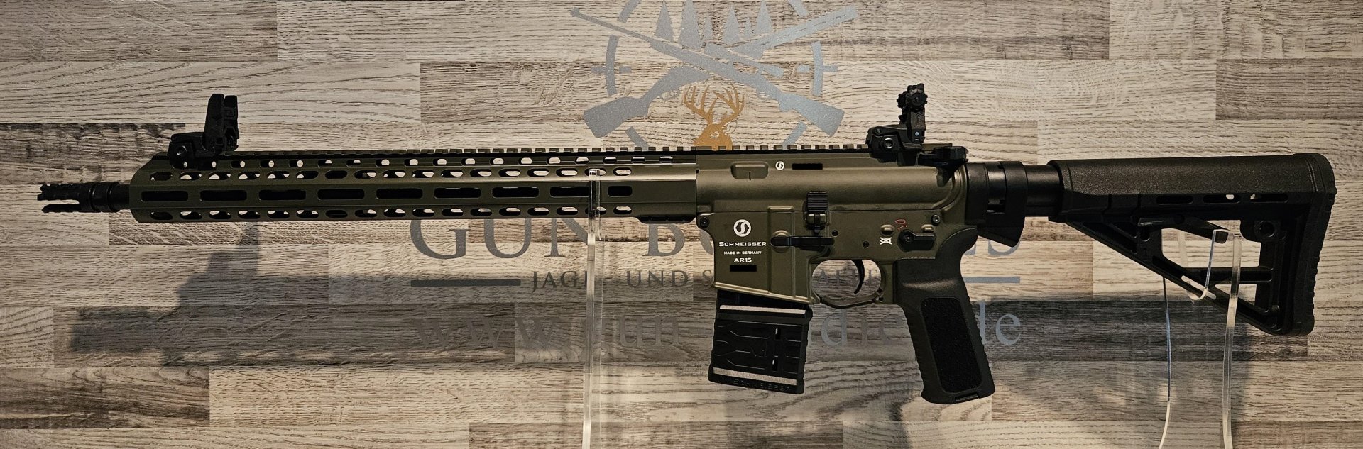 Neuware vom Fachhandel - Schmeisser AR-15 M5FL OD Green 16,75" Kal. .223Rem. – Bild 2