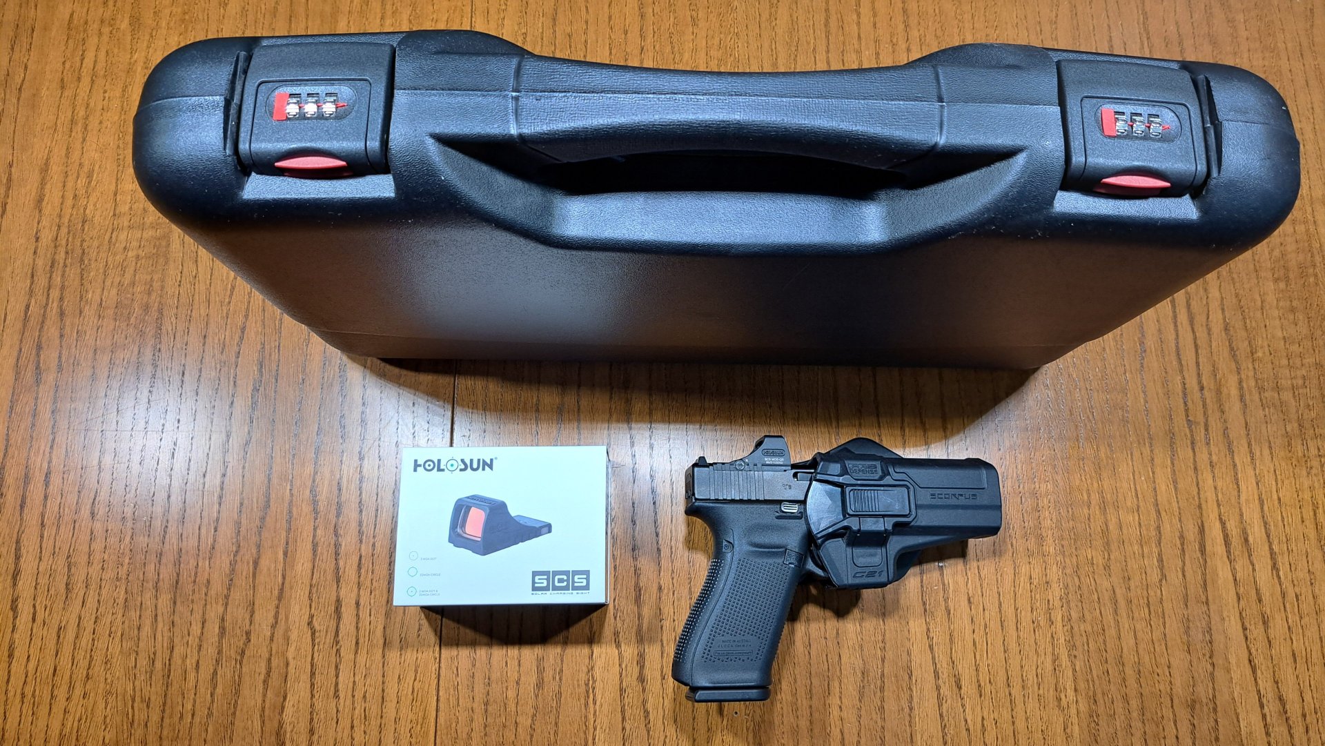 Glock 21 Gen.5 MOS .45ACP; Holosun SCS-MOS-GR; FAB -Holster; Koffer; Zubehör – Bild 4