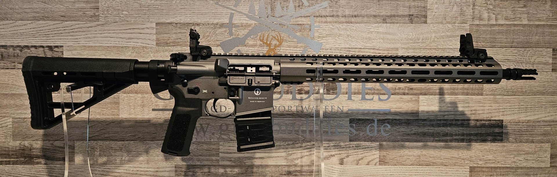 Neuware vom Fachhandel - Schmeisser AR-15 M5FL Grey 16,75" Kal. .223Rem. – Bild 1