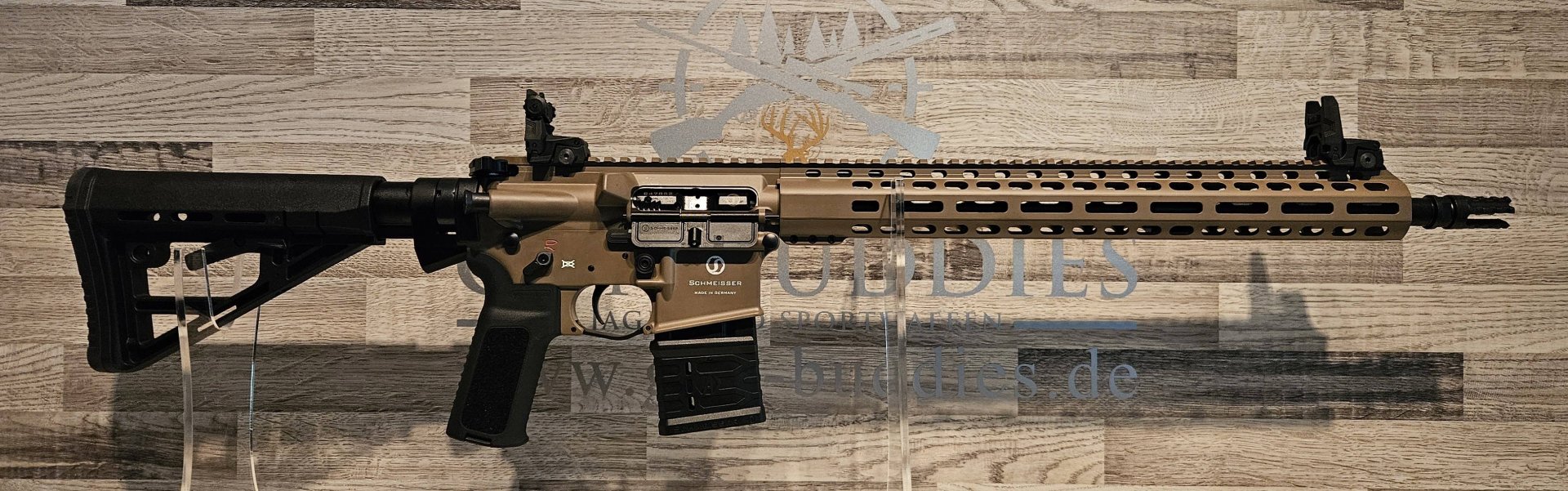 Neuware vom Fachhandel - Schmeisser AR-15 M5FL FDE 16,75" Kal. .223Rem. – Bild 1