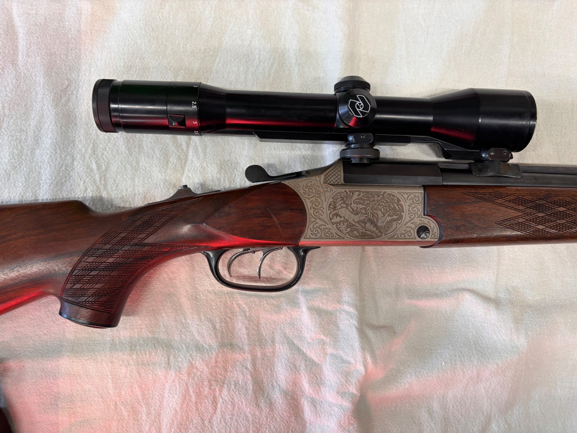 Blaser Bockbüchsflinte 12/70 & .222 Rem. mit Zeiss Divari Z 1,5-6 x 42 – Bild 7
