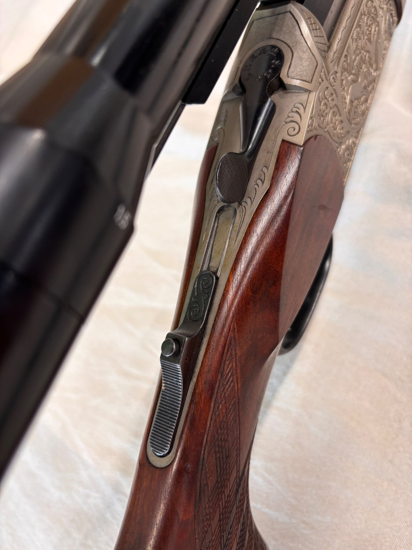 Blaser Bockbüchsflinte 12/70 & .222 Rem. mit Zeiss Divari Z 1,5-6 x 42 – Bild 11