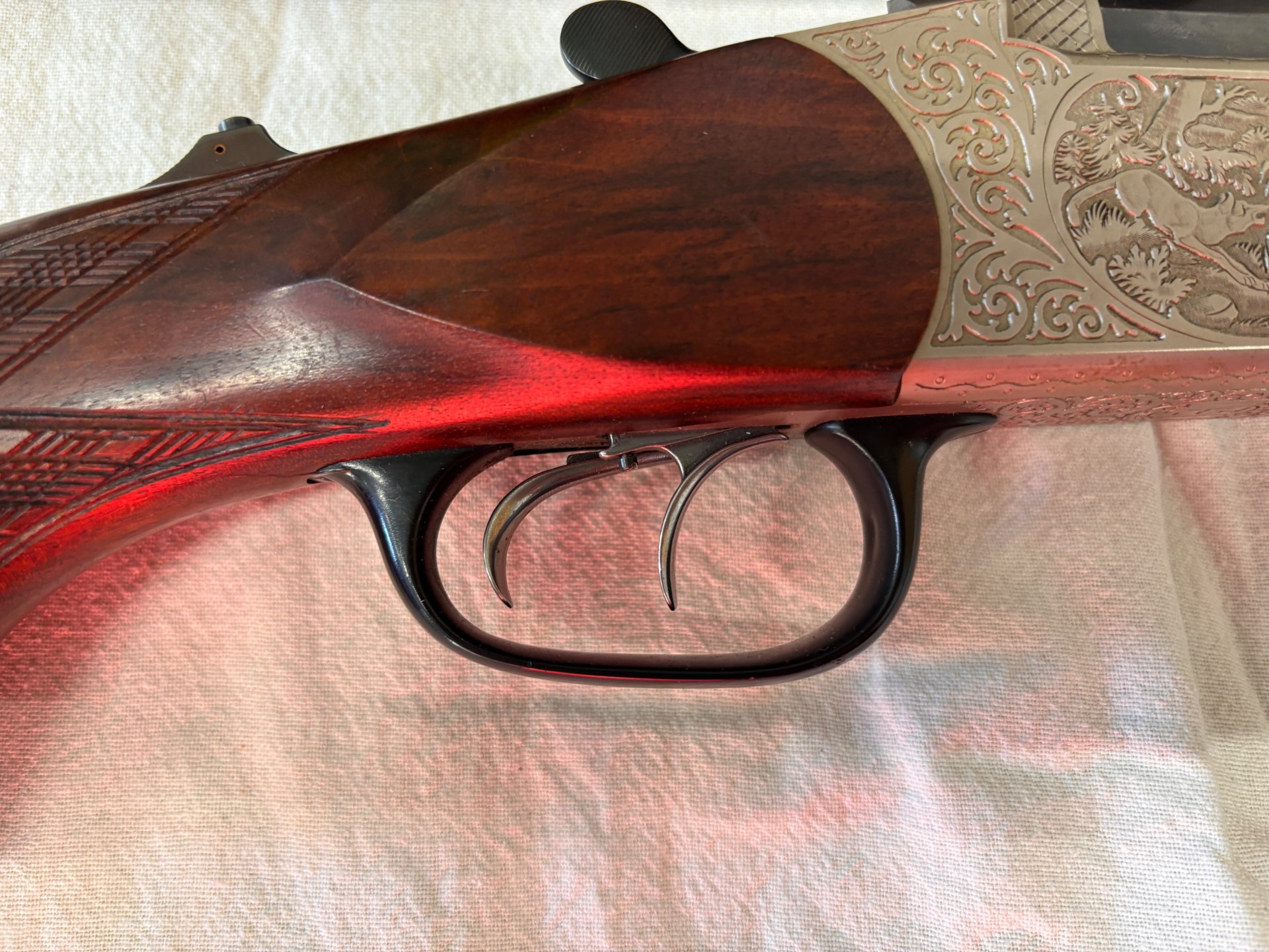 Blaser Bockbüchsflinte 12/70 & .222 Rem. mit Zeiss Divari Z 1,5-6 x 42 – Bild 8