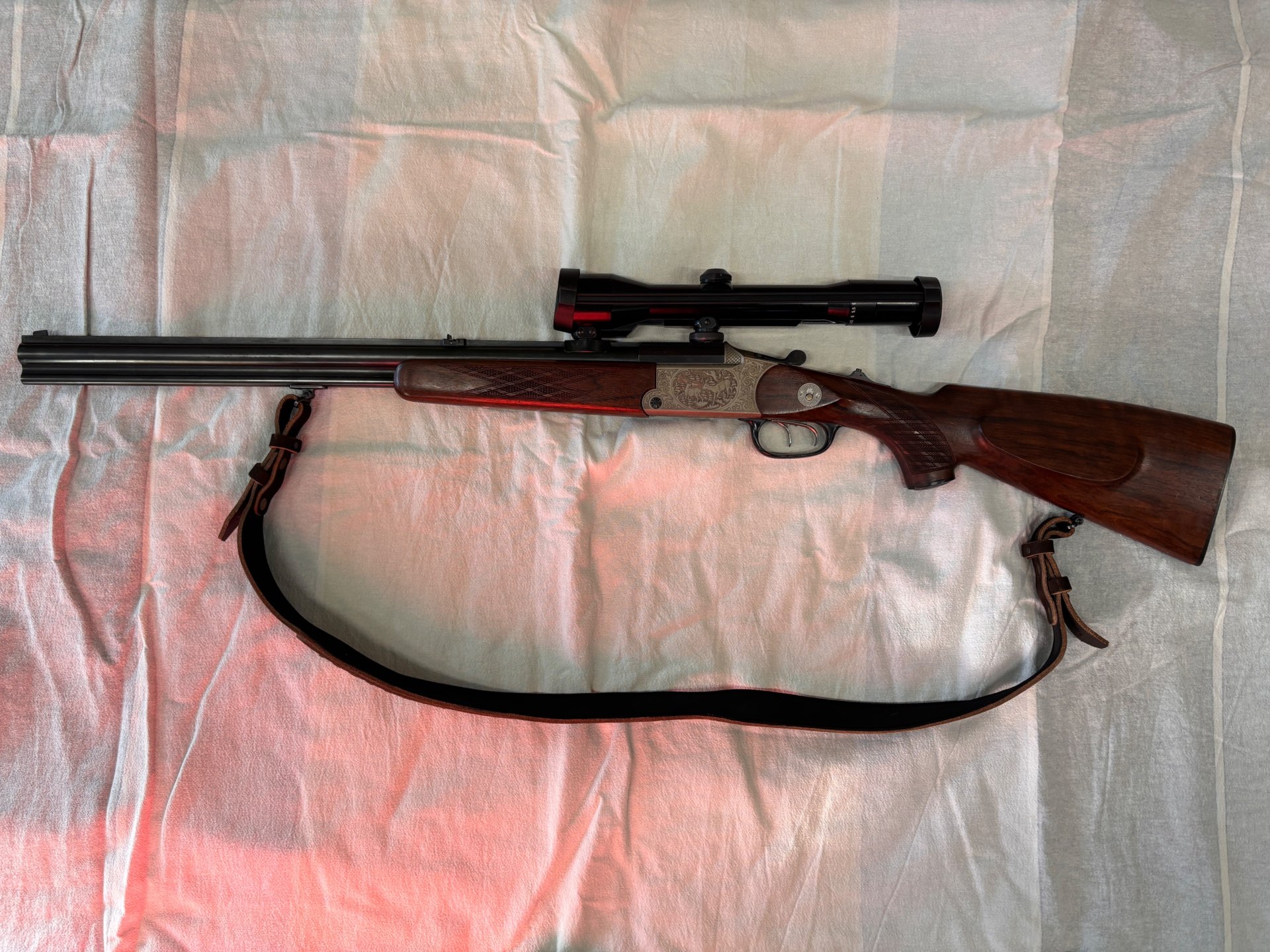 Blaser Bockbüchsflinte 12/70 & .222 Rem. mit Zeiss Divari Z 1,5-6 x 42 – Bild 1