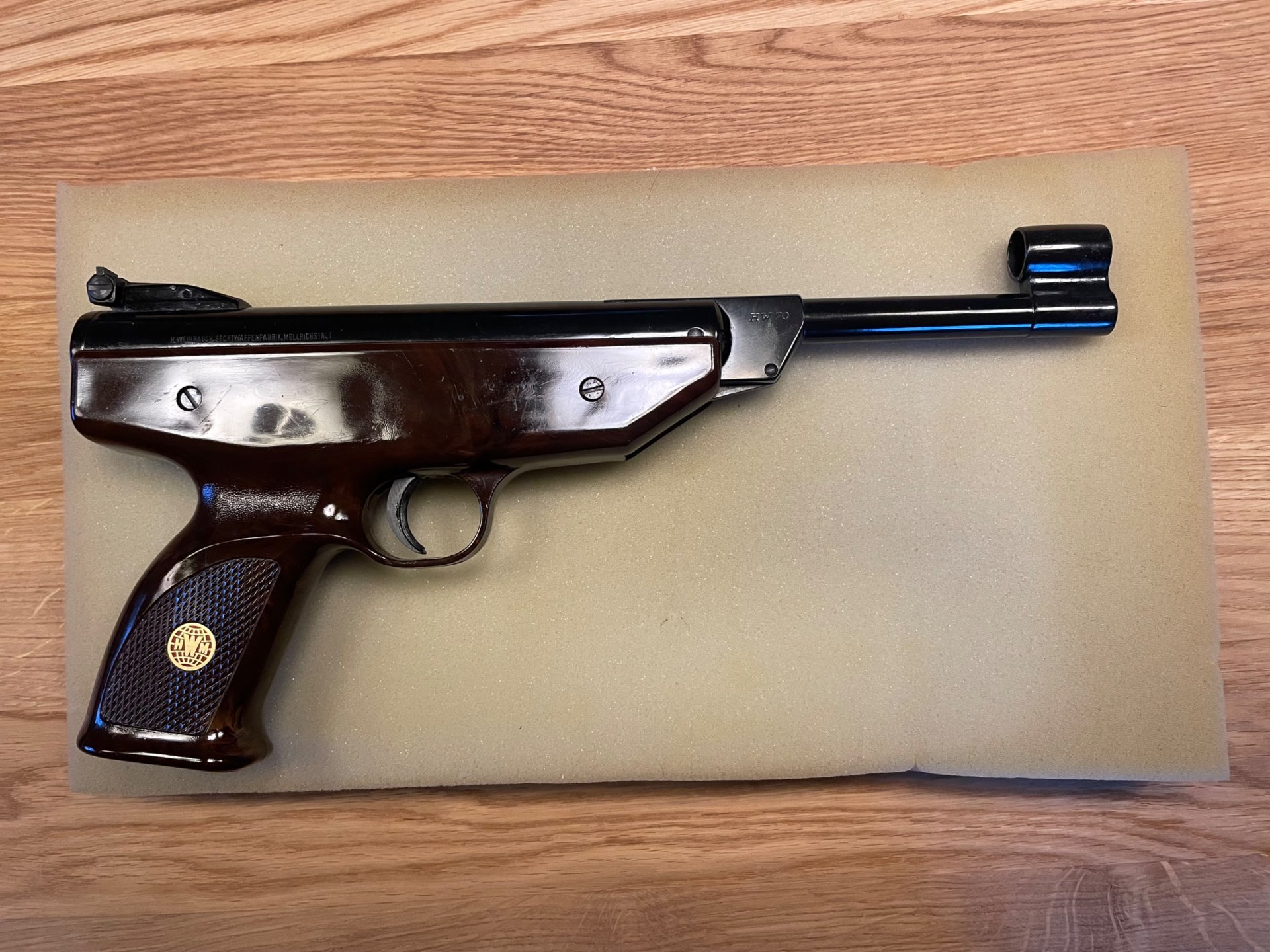 Antike Luftpistole Hans Weihrauch HW 70 – Bild 7