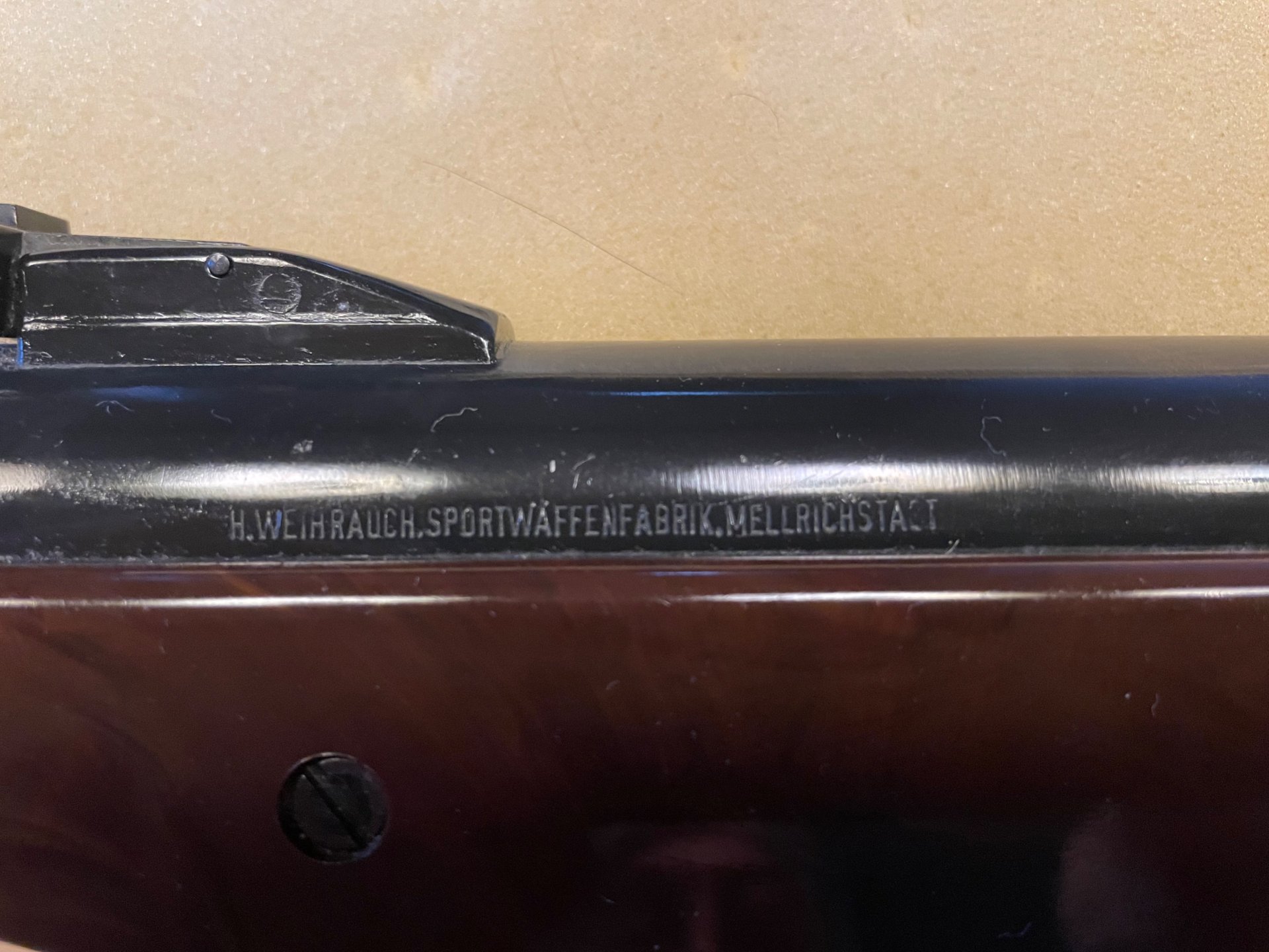Antike Luftpistole Hans Weihrauch HW 70 – Bild 4