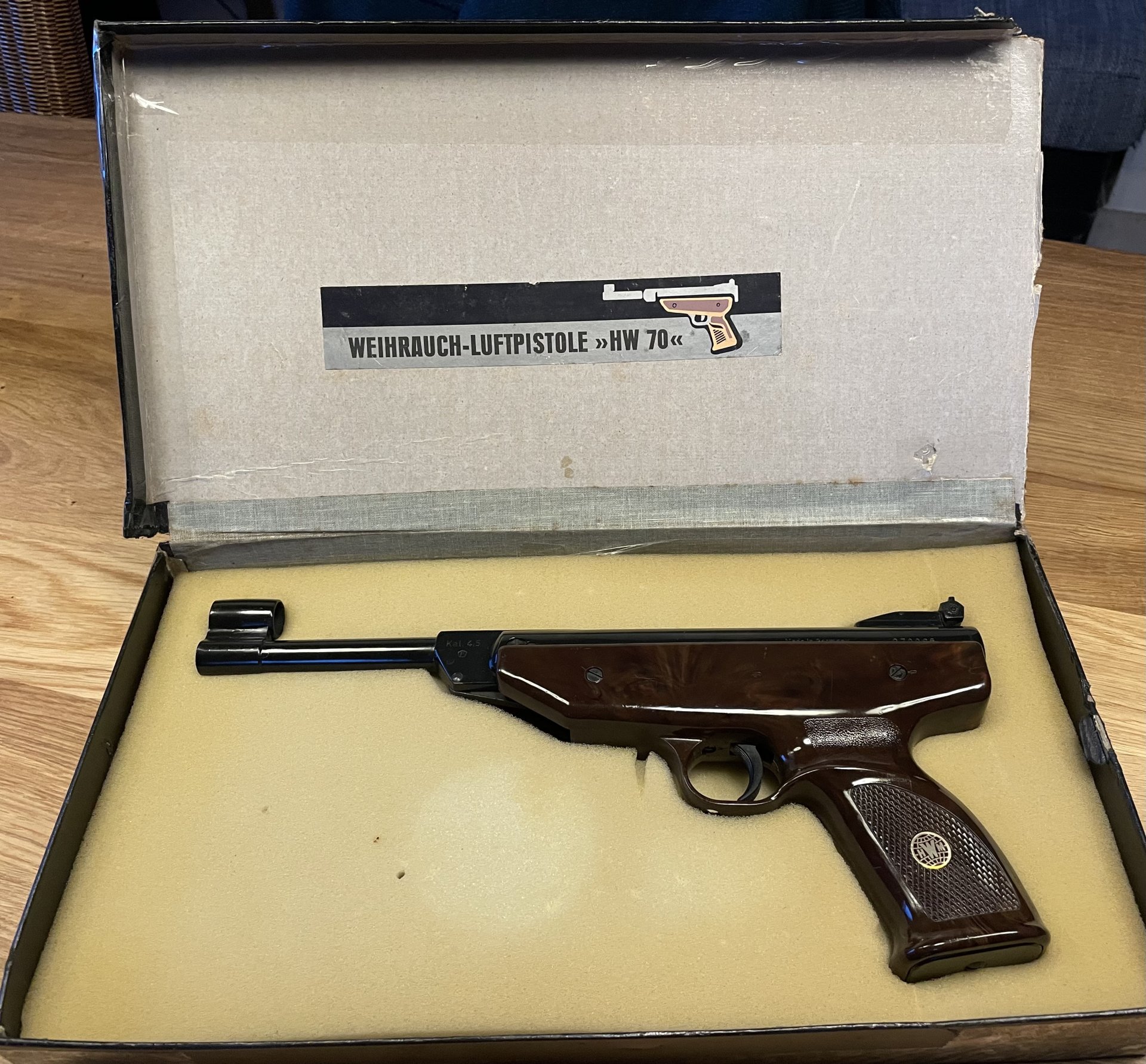 Antike Luftpistole Hans Weihrauch HW 70 – Bild 6