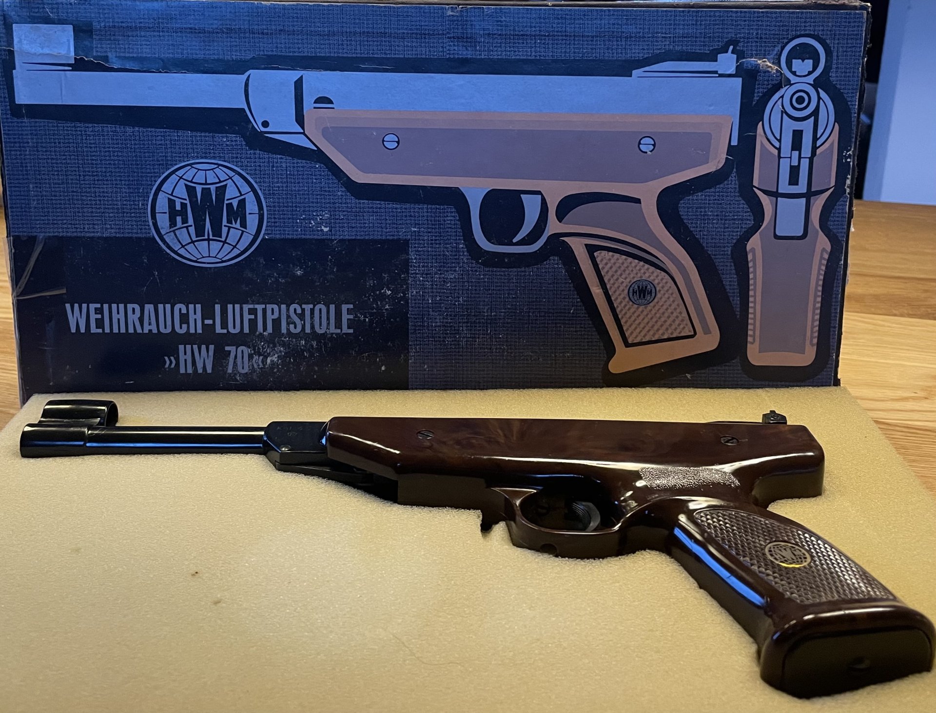 Antike Luftpistole Hans Weihrauch HW 70 – Bild 5