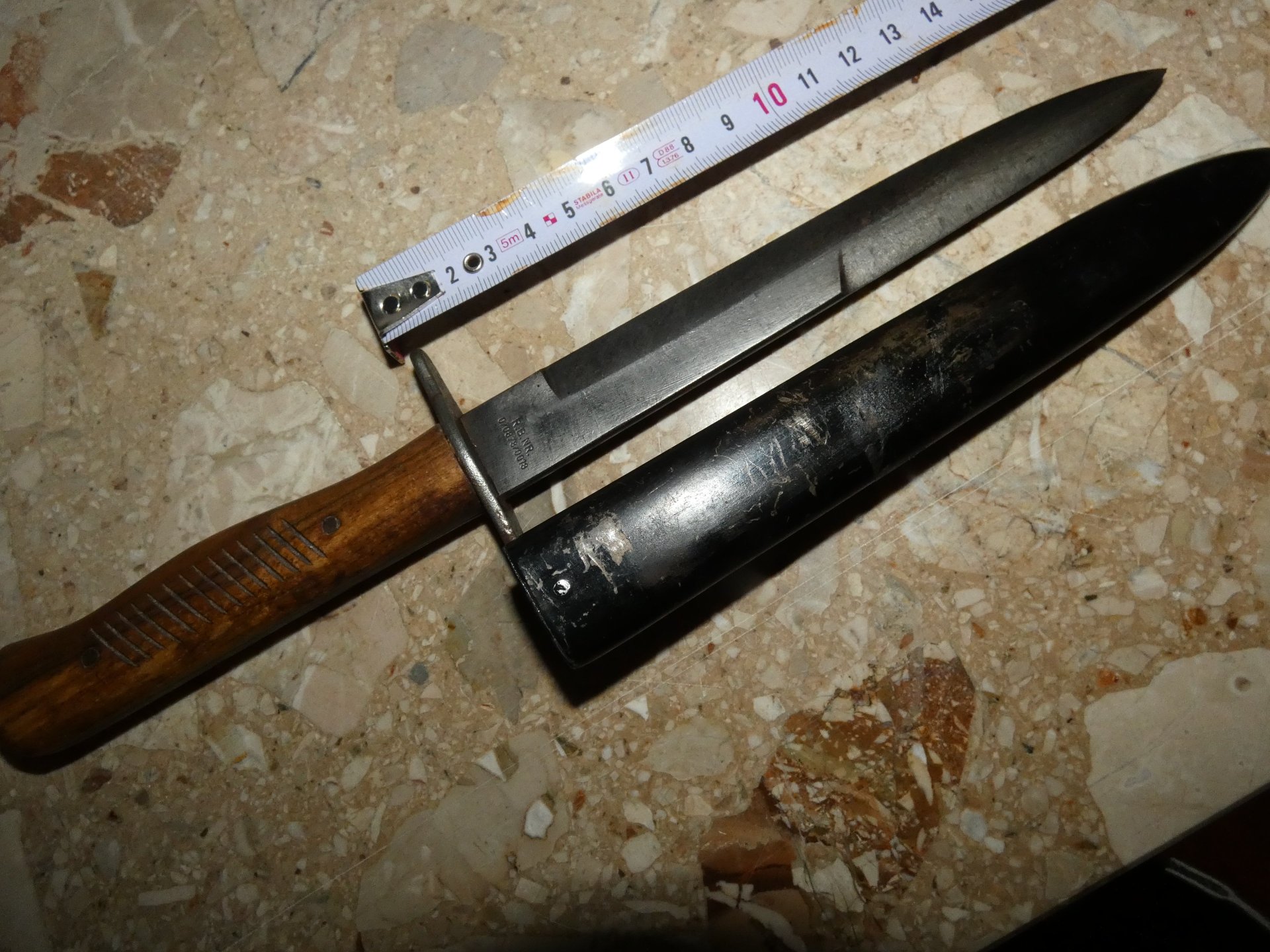 Orig. schönes Kampfmesser der WH mit RB-Nr.. – Bild 2