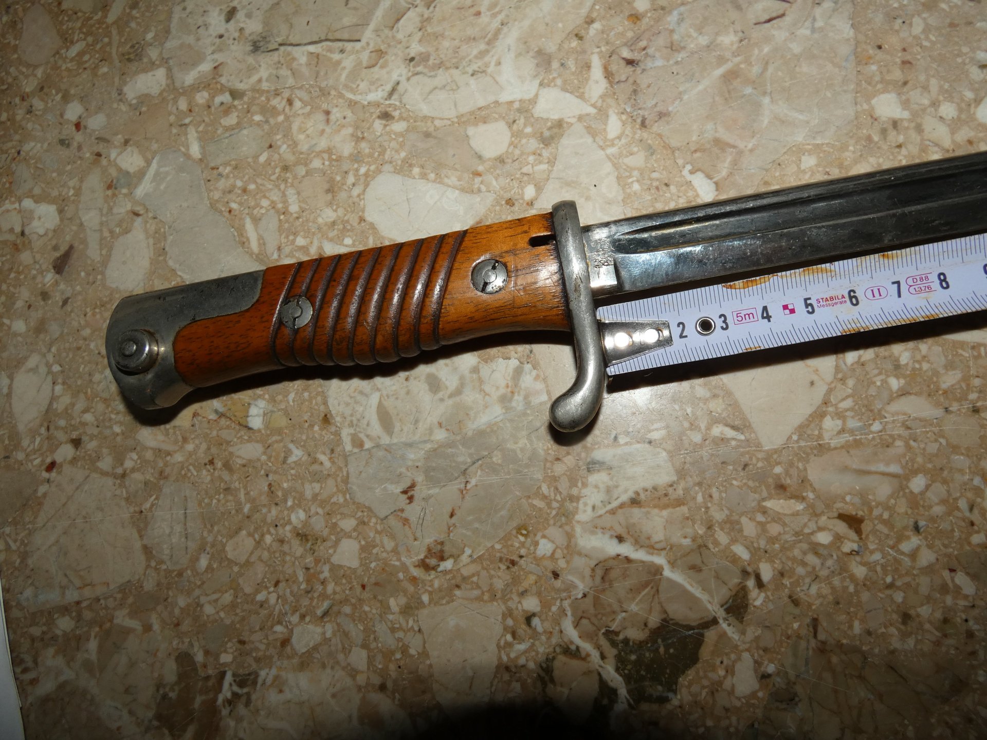 Seitengewehr 98 a/Mod . Lang ,Eigentumsstück – Bild 2